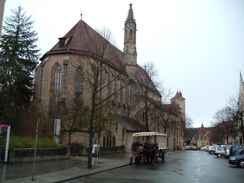 Rothenburg : église des Fransciscains